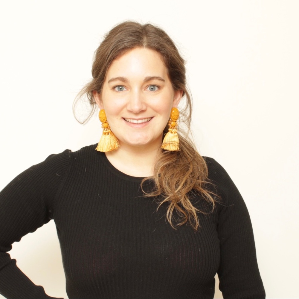 Yellow Fringe Earrings